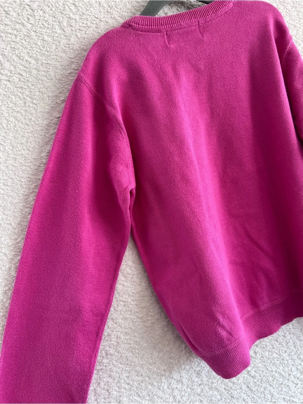 Ralph Lauren Vintage 100% Cotton Pink Sweater Long Sleeves Size Large